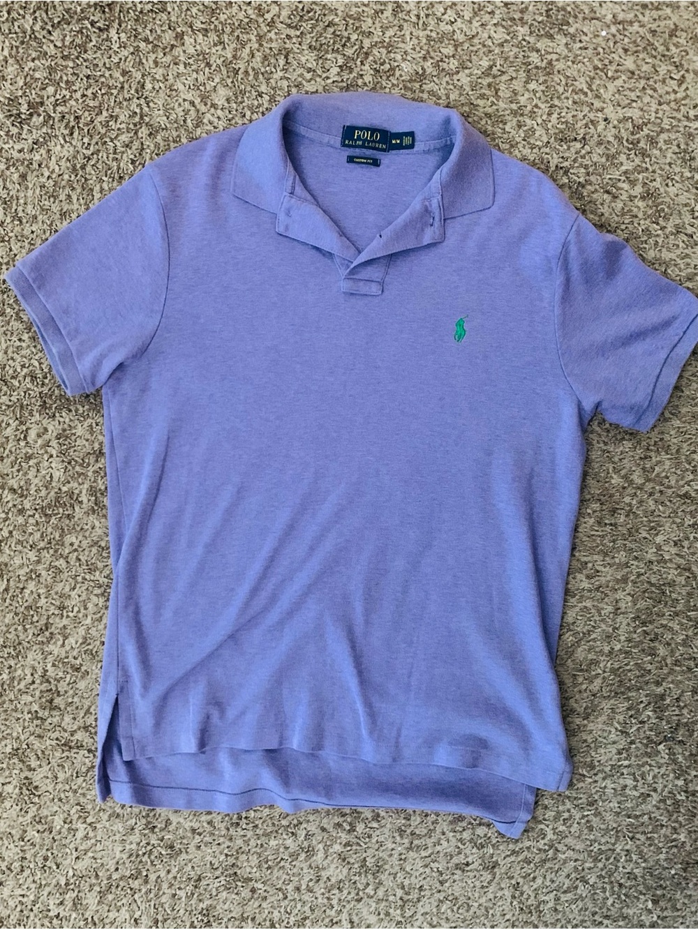 Ralph Lauren Lilac Polo with Green Pony